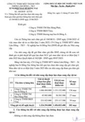 Thông báo kết quả lựa chọn nhà cung cấp  tham gia chào giá theo thông báo mời chào giá số 184/MCG-DNP ngày 25/06/2025