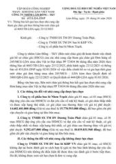 Thông báo kết quả lựa chọn nhà cung cấp đơn hàng mua sắm hạt nhựa PPT3034 6T.2026