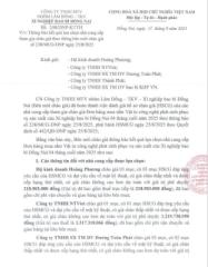 Thông báo kết quả lựa chọn nhà cung cấp tham gia chào giá theo thông báo mời chào giá số 238/MCG-DNP ngày 25/08/2025