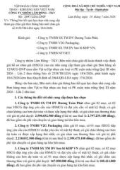 Thông báo KQ LCNCC đơn hàng mua sắm Hạt nhựa các loại và PE trắng Q3.2026 - Lần 2