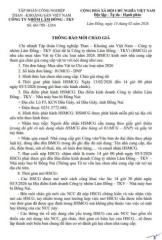 Thông báo mời chào giá đơn hàng Chỉ các loại năm 2026